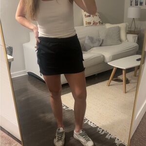 Black Women's Cargo Skirt